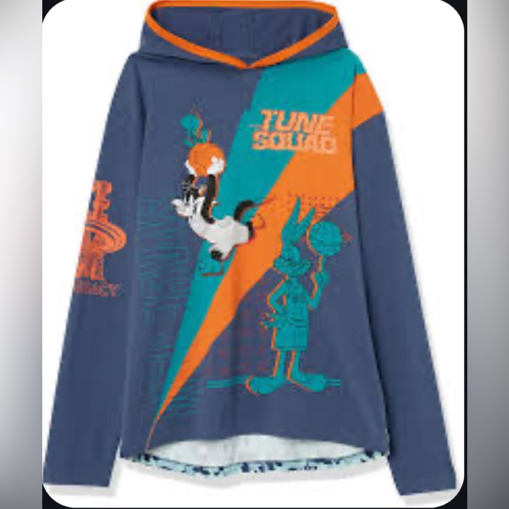 Desigual Kids Hoodie - Blue and Orange